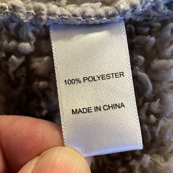 Koolaburra by Ugg Plaid Fleece Cardigan Cozy Soft Hooded Sweater Oversized - Picture 14 of 14